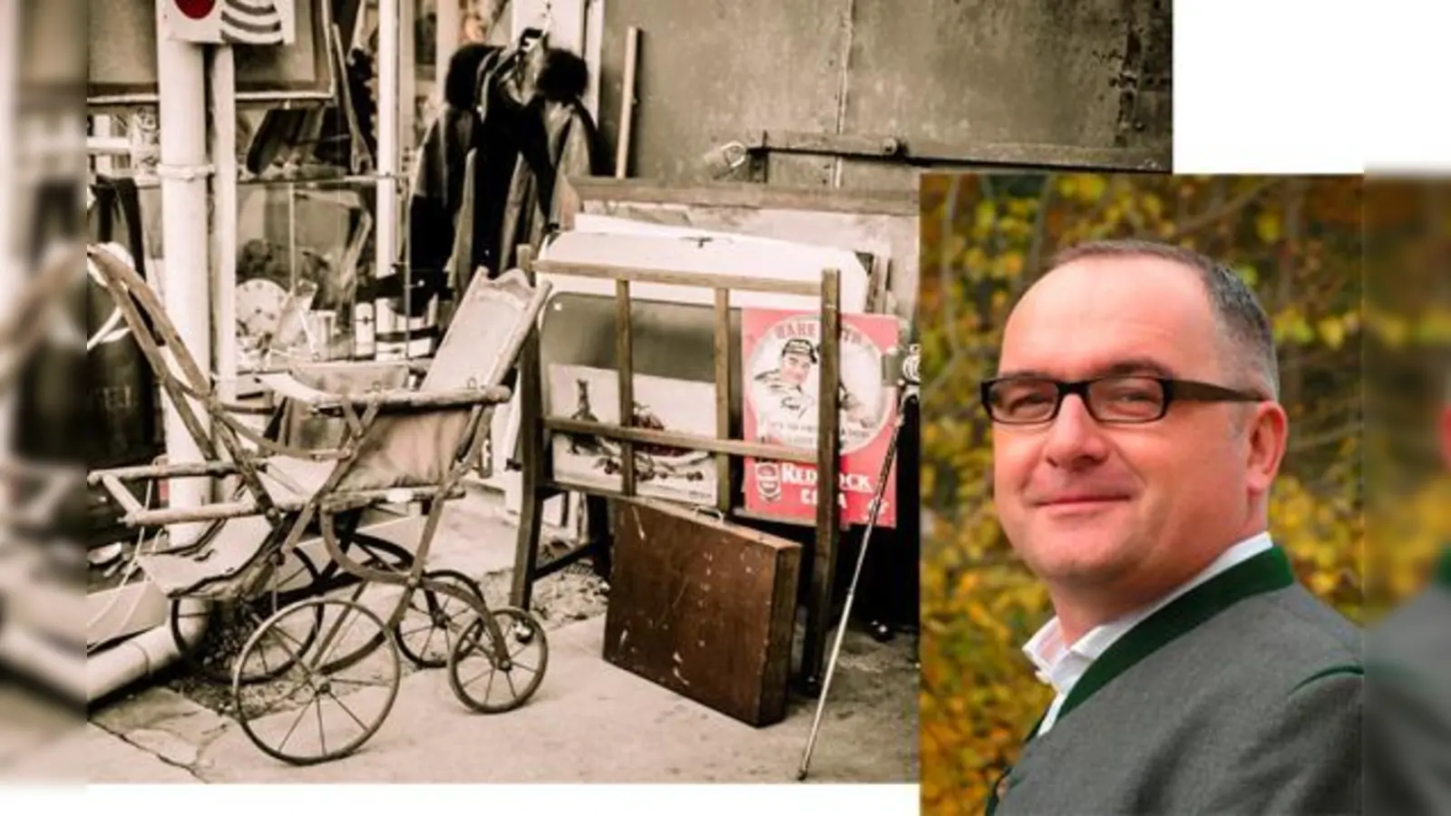 So manch Wertvolles versteckt sich auf dem ein oder anderen Dachboden oder Keller. Einfach beim Stadtmuseum Unterschleißheim melden und Foto einsenden. Foto rechts: Der neue Museumsleiter hat viele Ideen für das Stadtmuseum.  (Fotos: CC0/privat)