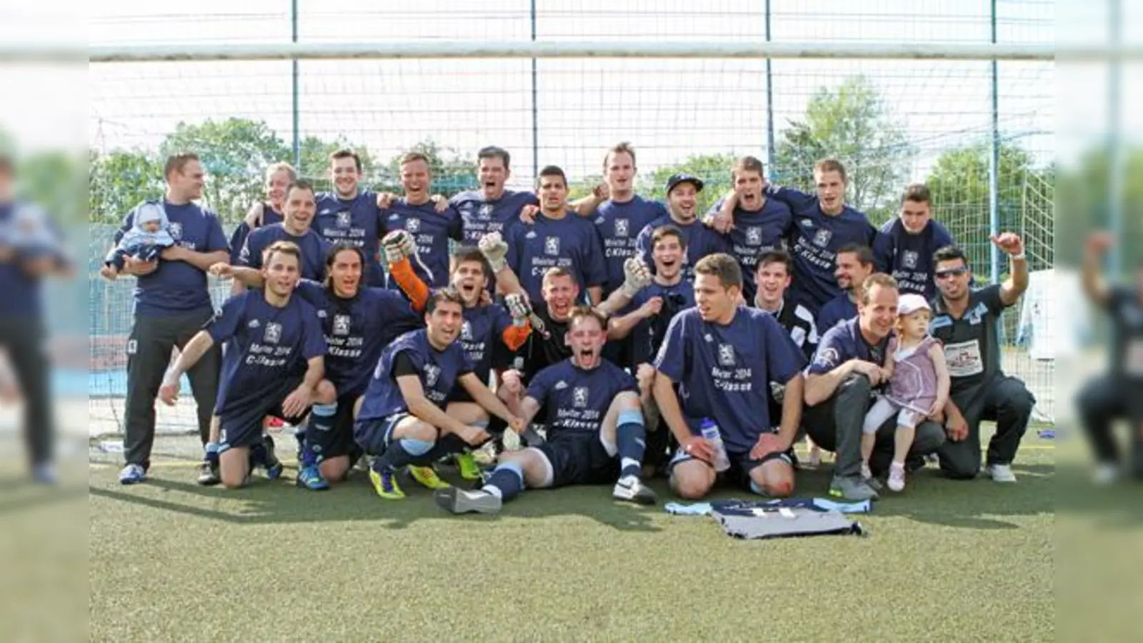 Meisterfreuden: die Amateur-Löwen.  (Foto: A. Wild)