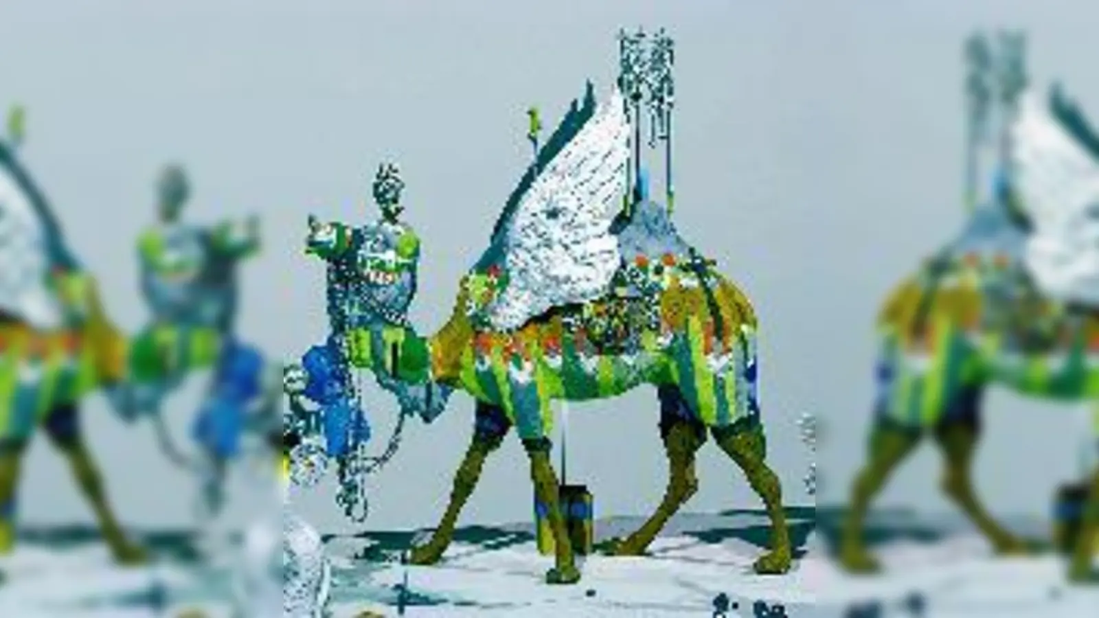 Eine etwas andere Weihnachtskrippe fertigte das Münchner Original Rupert Stöckl 1970. Jetzt ist sie im Bayerischen Nationalmuseum.	 (Foto: Museum)