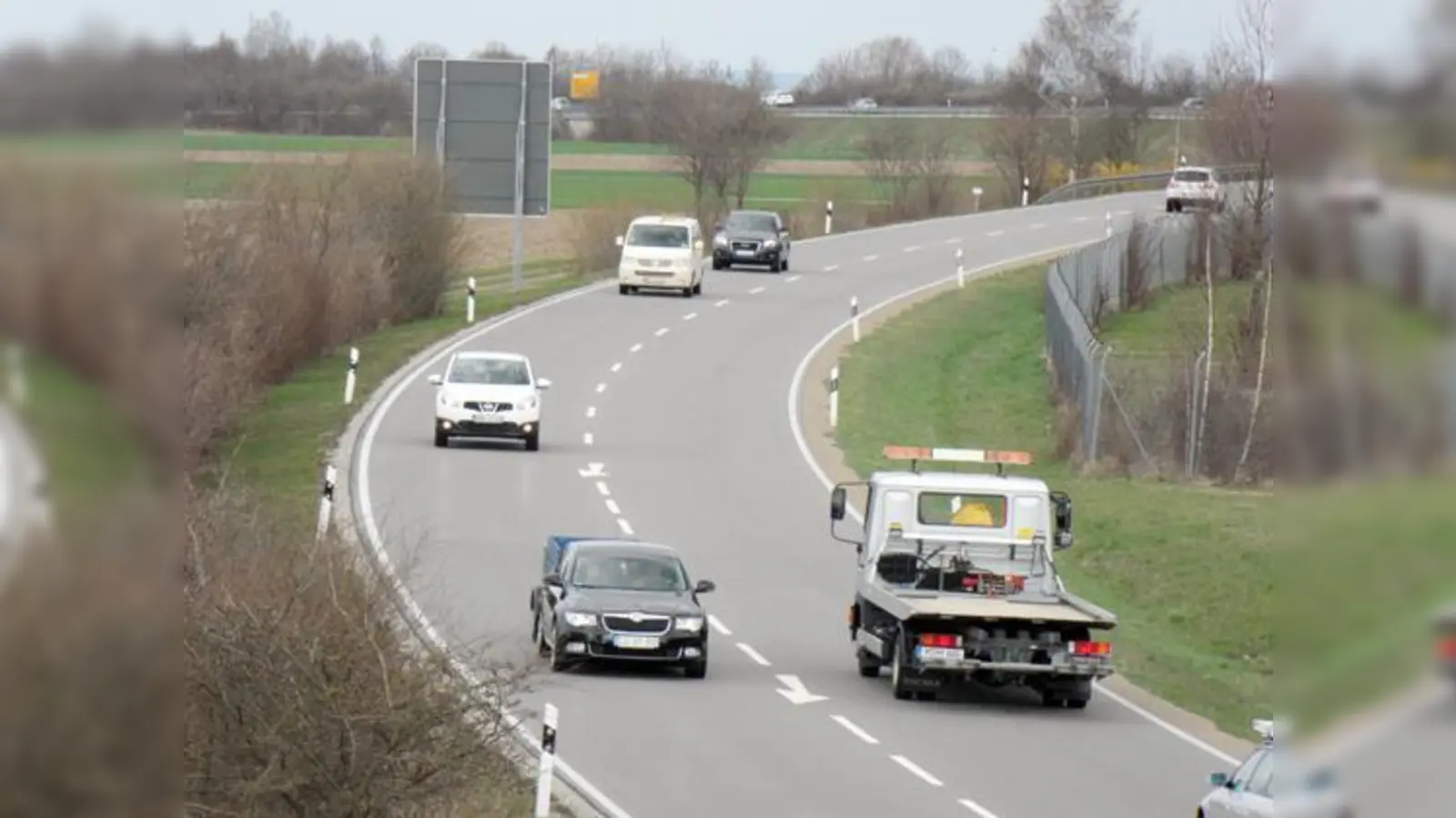 In diesem Ausbauzustand ist die FTO nicht sicher genug für Überholvorgänge.	 (Foto: Archiv)
