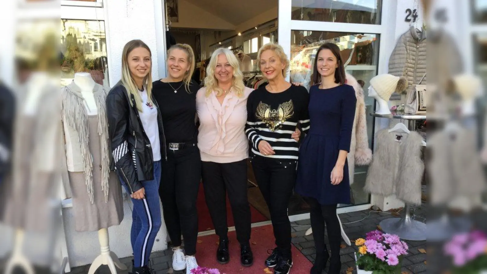 Das sympathische Team von „elle”. (Foto: Pesch)