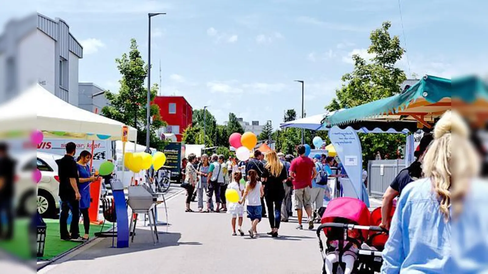 Buntes Treiben herschte beim letzten Rie-West-Fest 2013 bei wunderbarem Wetter.	 (Foto: hw)