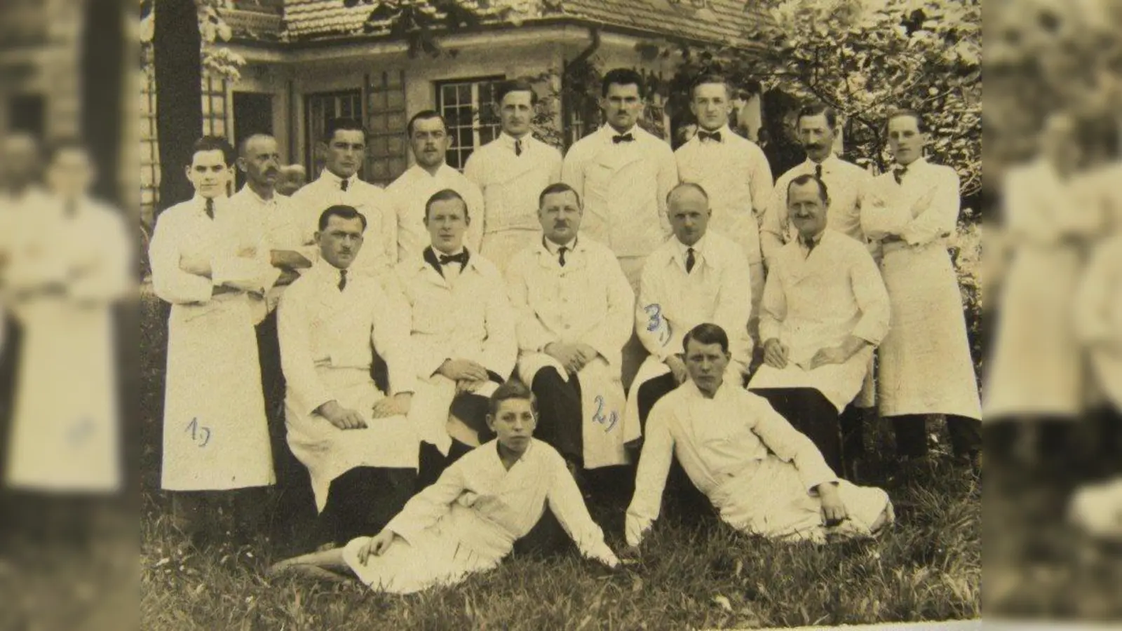 : Bonbonmeister bei Diamalt: Karl Berger steht ganz links (bezeichnet mit 1.) (Foto: Sammlung Demmel)