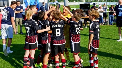 Löwen-Cup: Vorjahressieger 1. FC Nürnberg. (Foto: J. Mentel)