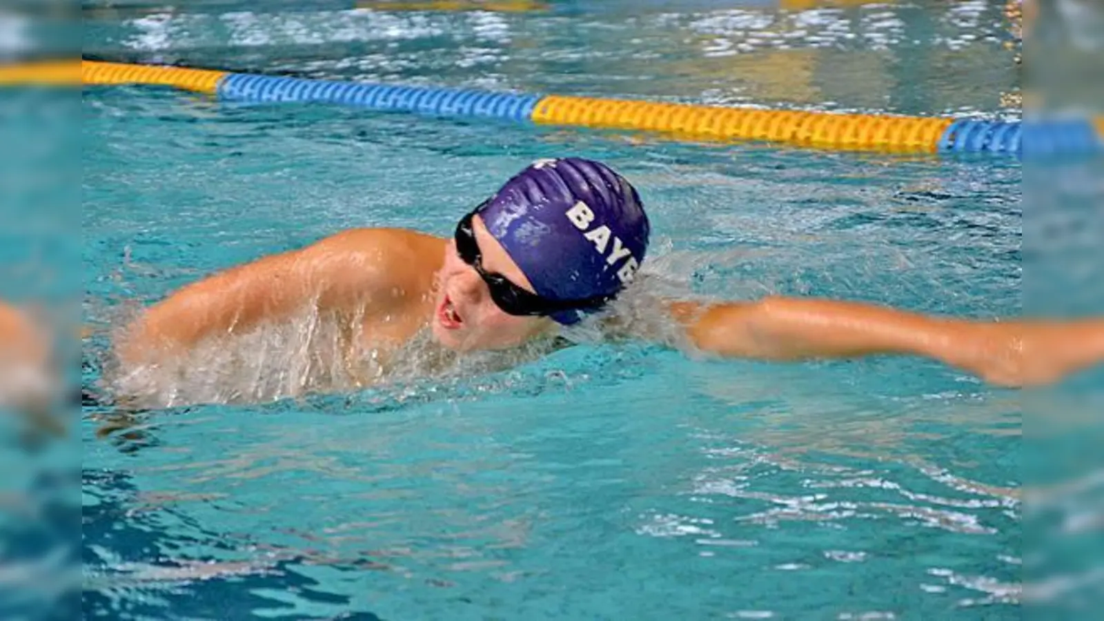 In hohem Tempo pflügt der elfjährige Markus Fischer durchs Becken.	 (Foto: Verein)
