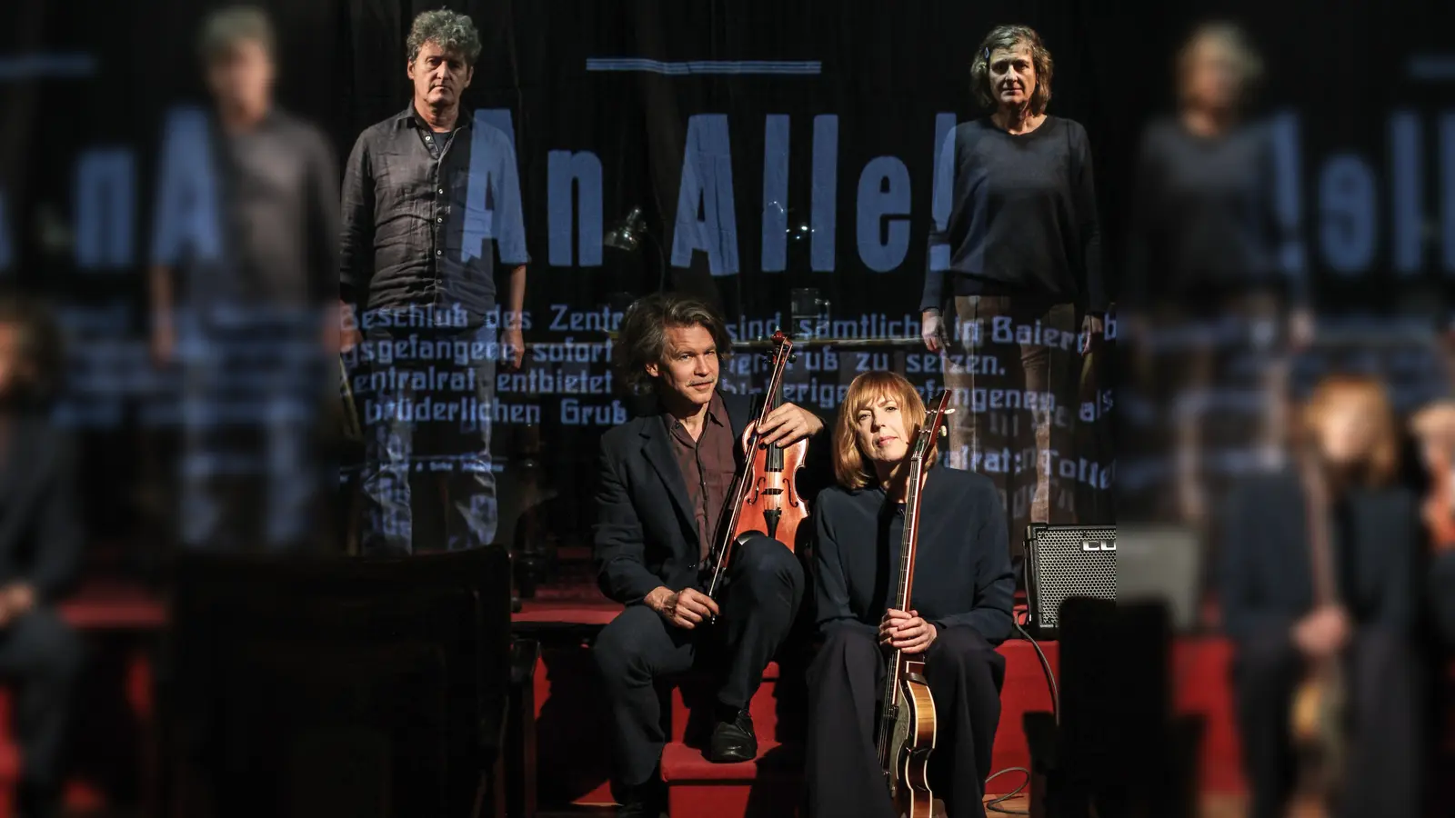 Geschichte als Theaterereignis bringt das Kollektiv Herzfeld nach Oberhaching. (Foto: Stephan Hadrava)