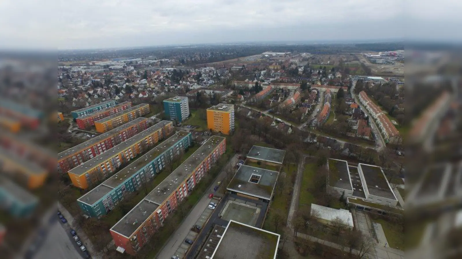 Das Gebiet um die Wiesentfelser Straße von der Luft aus gesehen. (Foto: UmbauStadt)