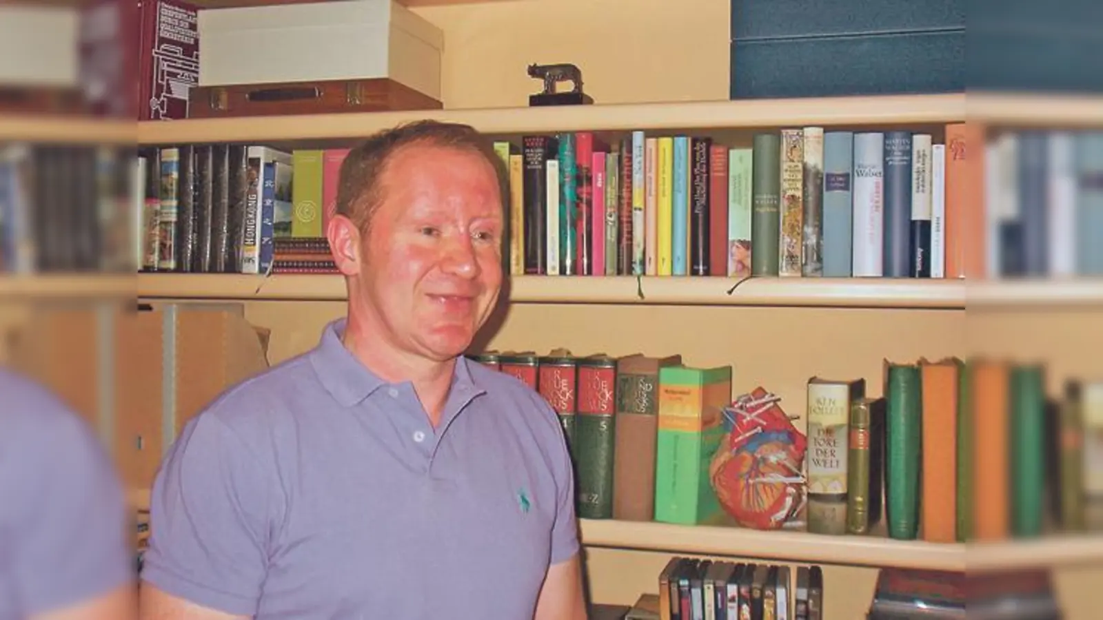 Stifter Herbert Kala freut sich, dass er sich vor Ort davon überzeugen kann, dass seine finanzielle  Zuwendung ankommt.  (Foto: VA)