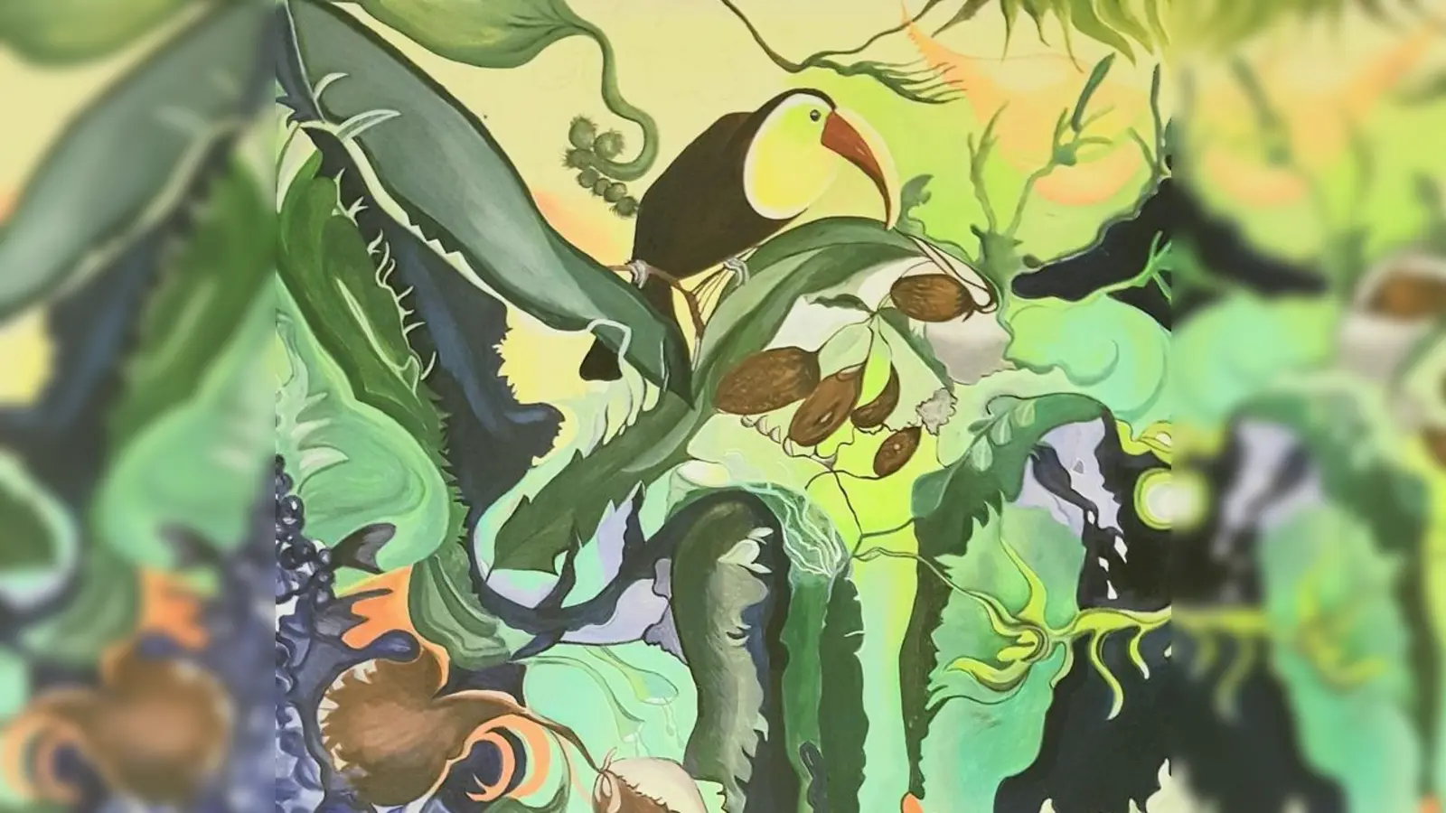 Die Künstlerin und Kräuterpädagogin Silke Heinrich zeigt ihre farbstarken Werke ab dem 28. September im Frauentreffpunkt Neuperlach. (Foto: Silke Heinrich)