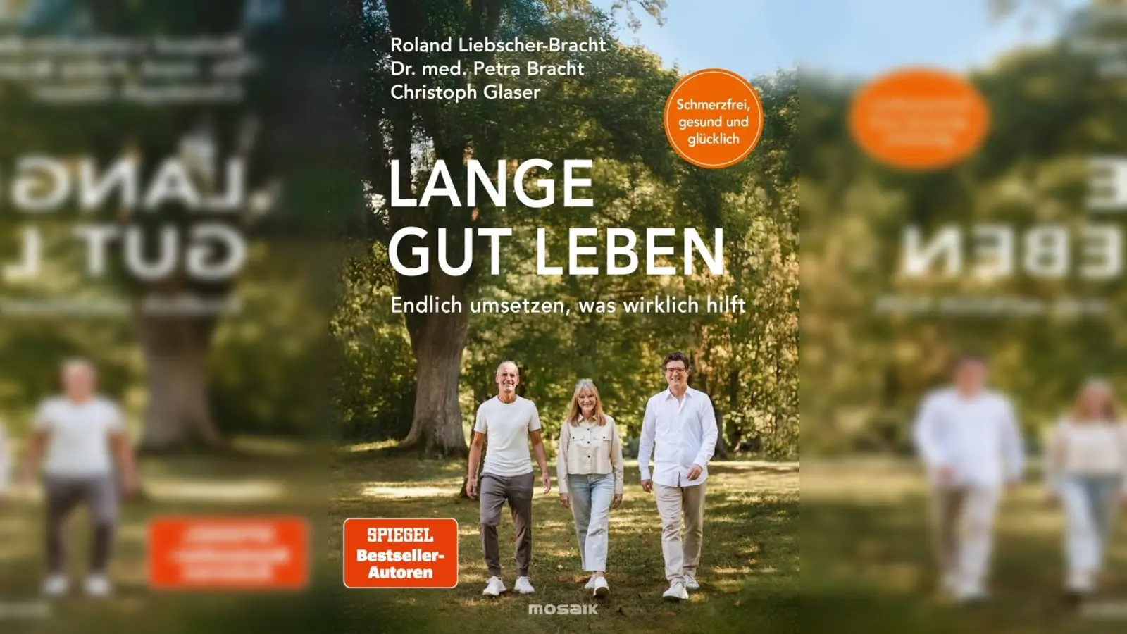 Drei Experten - ein Ziel: Den Lesern zu helfen ihre Reise zu einem langen, gesunden und erfüllten Leben zu beginnen.  (Foto: Mosaik- Verlag)