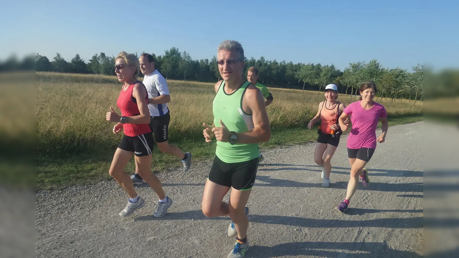 Die Mittwochabende sind abwechslungsreich gestaltet und bieten für jeden Geschmack bekannte Laufstrecken rund um Feldkirchen. (Foto: Verein)