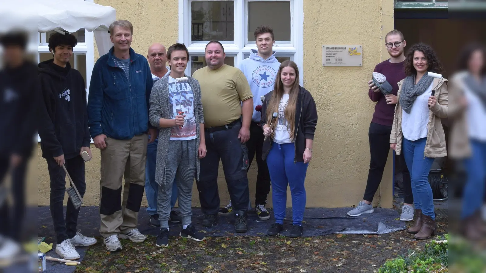 Ronin, Reinhard Egger, Thomas, Nico, Markus, Timo, Sabine, Cedric, Tamara (v. li.). (Foto: KJR )