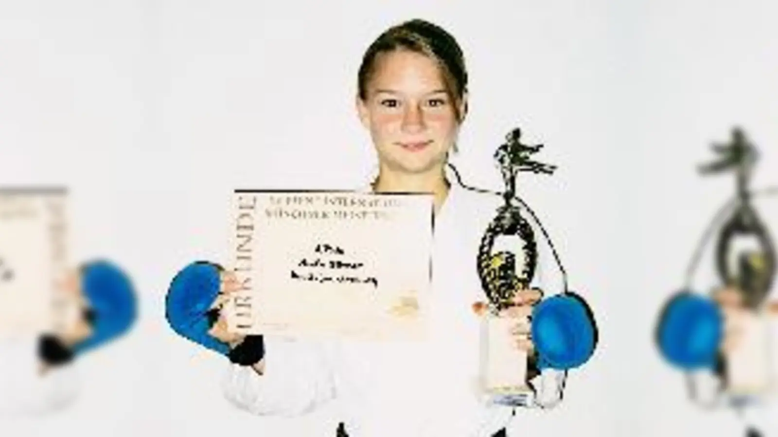 Konnte auf heimischem Parkett glänzen: Annette Böhmer gewann die internationalen Münchner Karatemeisterschaften.	 (Foto: Verein)