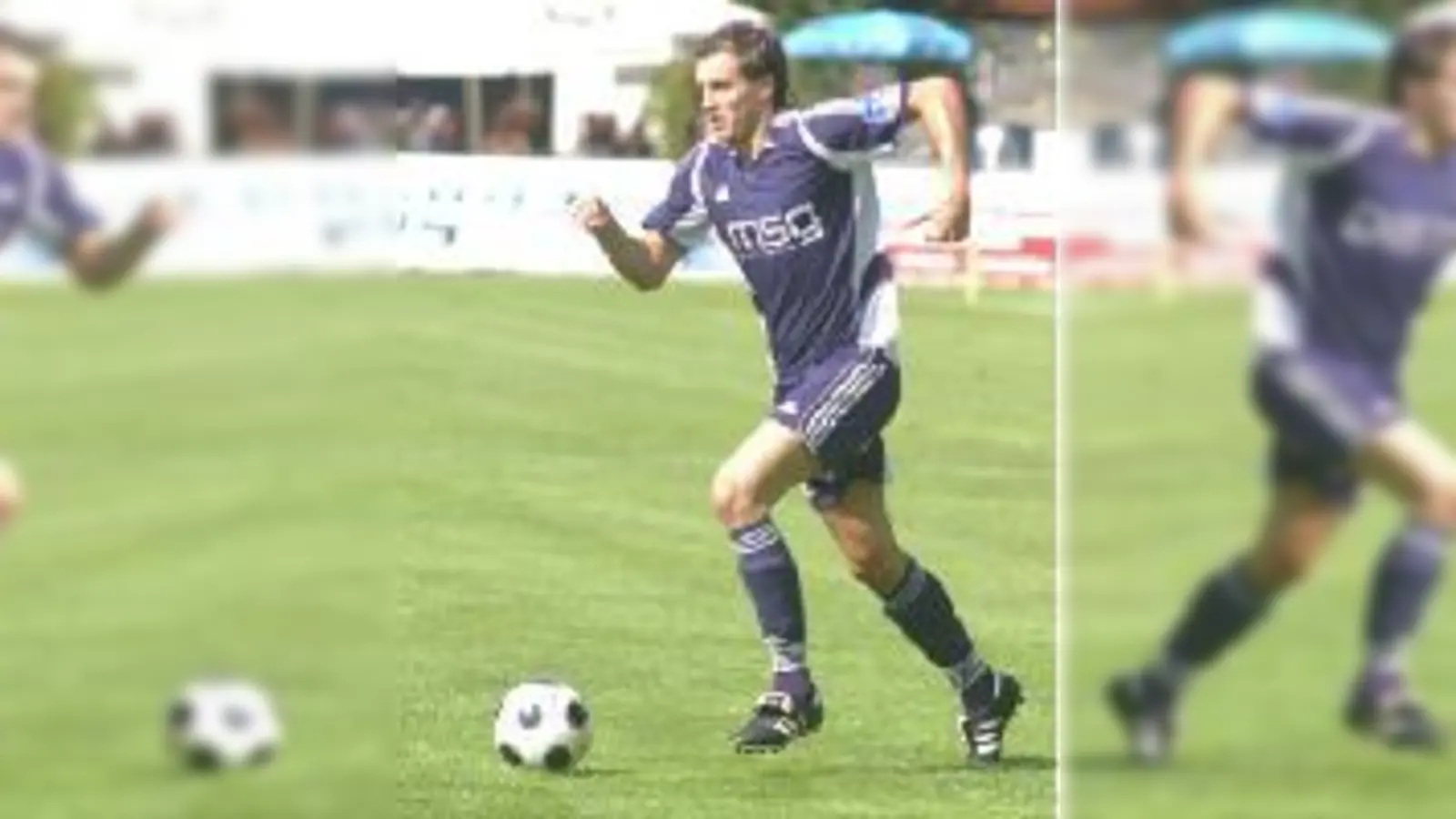 Premiumpartner von Mijo Stijepic: Florian Wolf festigt seinen Stammpaltz im Sturm des FC Ismaning immer weiter.	 (Foto: ba)