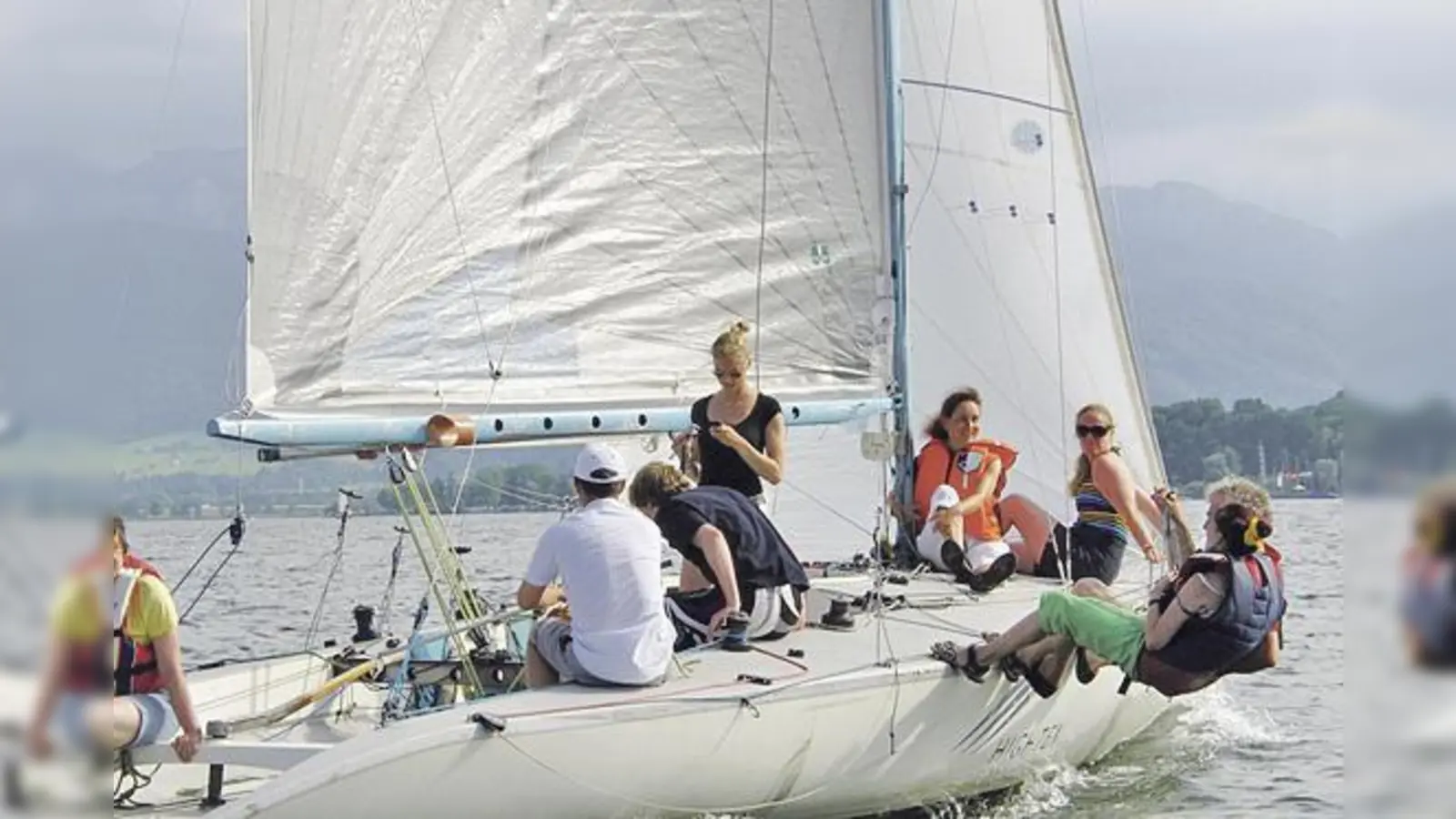 Herrliches Erlebnis auf dem Chiemsee, das Blindensegeln.  (Foto: VA)