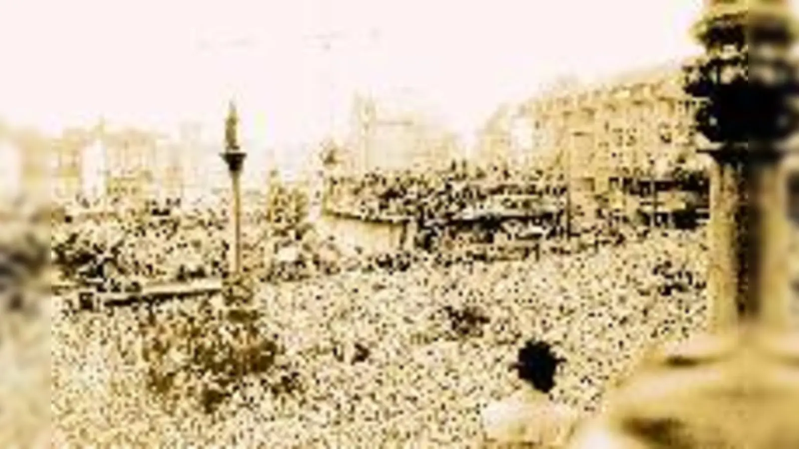 München 1954: Ein Trümmerhaufen. Trotzdem ist der Jubel über den WM-Erfolg riesengroß.	 (Foto: Stadt München / Bildarchiv)