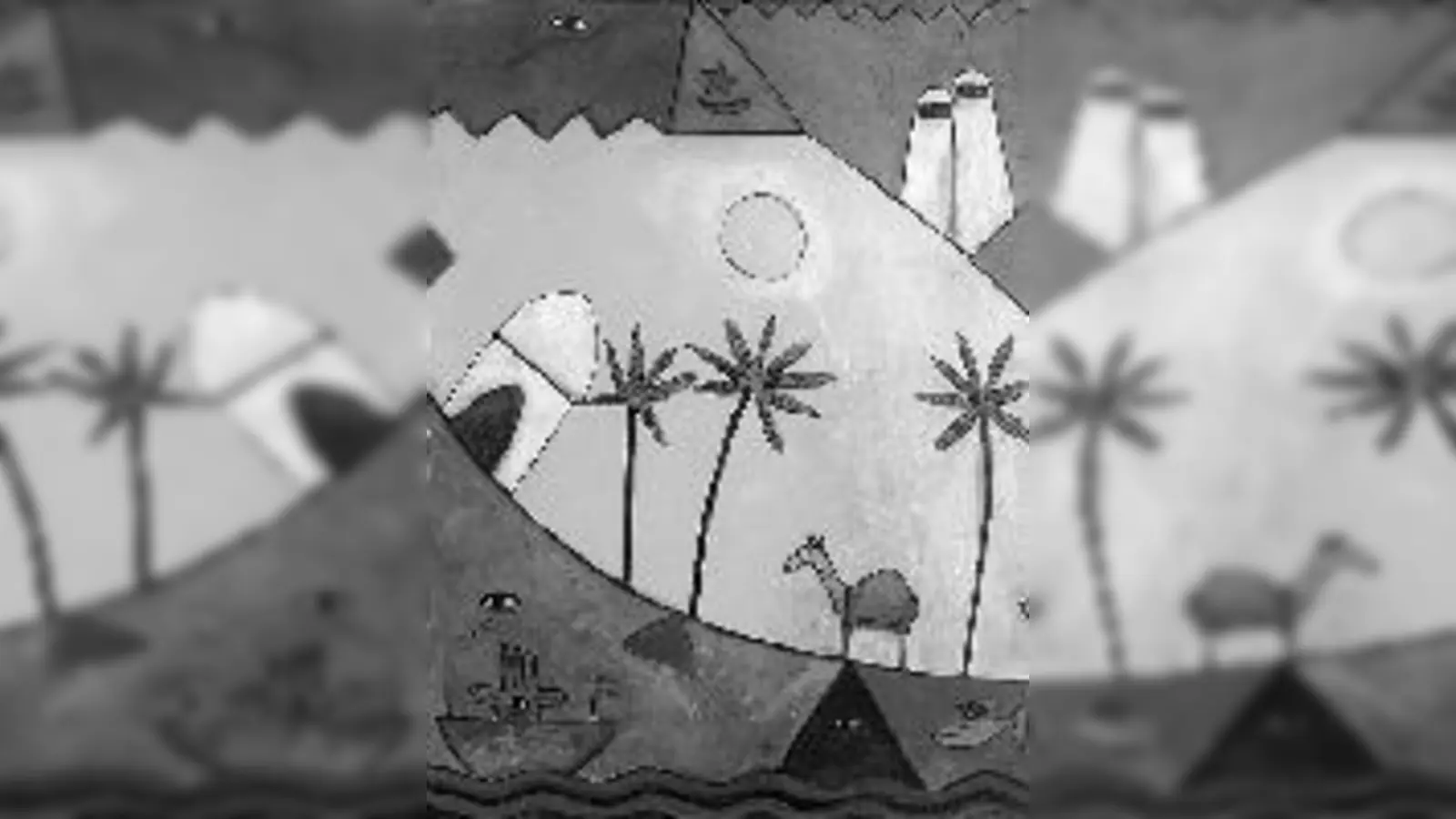 Am Rande der Wüste von Helga Hornung.	 (Foto: Privat)