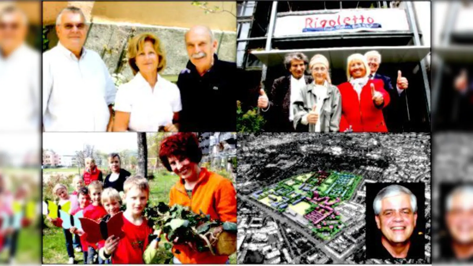 Foto: »Ein Englischer Garten«, Nachbarschaftliches, Grüne Achse, Ackermannbogen  vieles wird die Bürger auch 2011 beschäftigen.  	F. ko/Planungsreferat