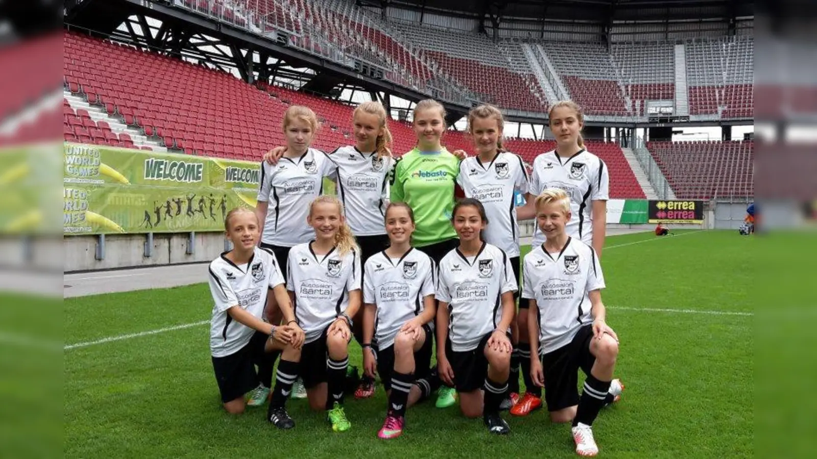 Neben der U15 als erstes U13-Team des TSV Solln bei den United World Games dabei gewesen: die D-Juniorinnen erreichten in Klagenfurt Rang fünf (Foto: TSV Solln)