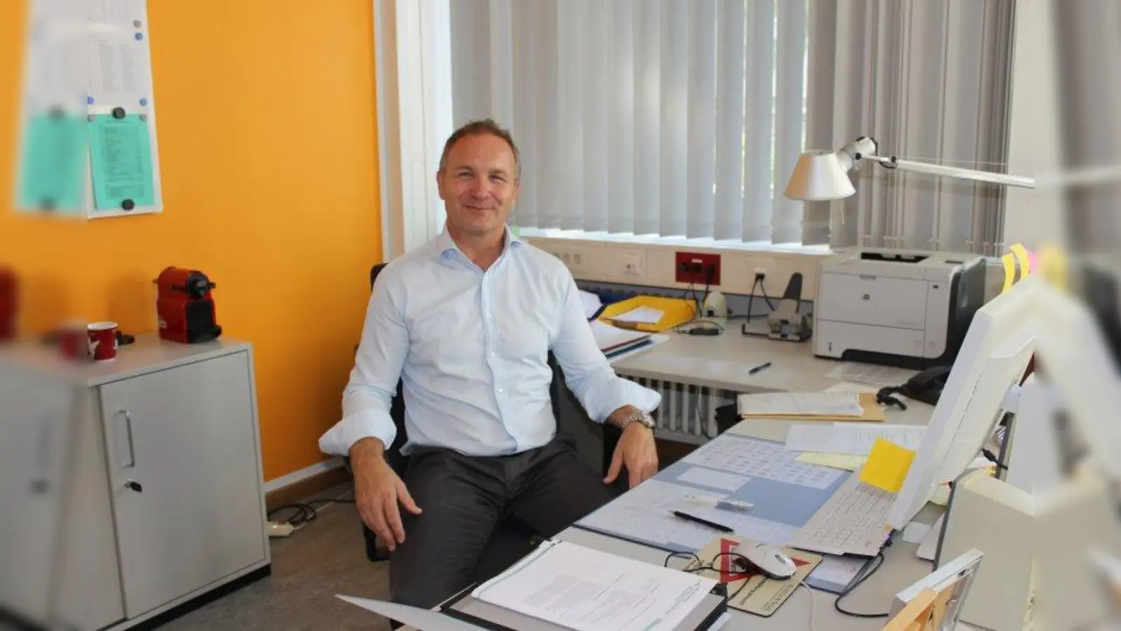 Thomas Götz, Schulleiter des städtischen Adolf-Weber-Gymnasiums. (Foto: sb)