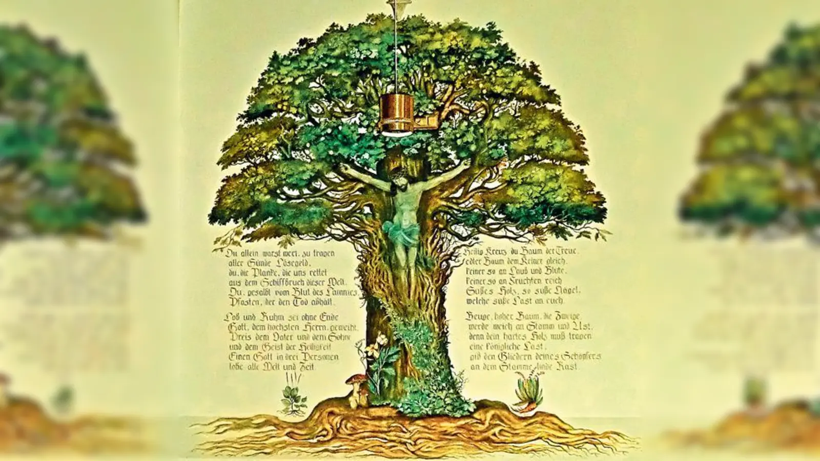 Ein Wandkreuz ausder St. Raphael-Hauskapelle in Piusheim. Hier findet die Mitsing-Andacht statt.	 (Foto: Otto Hartl)