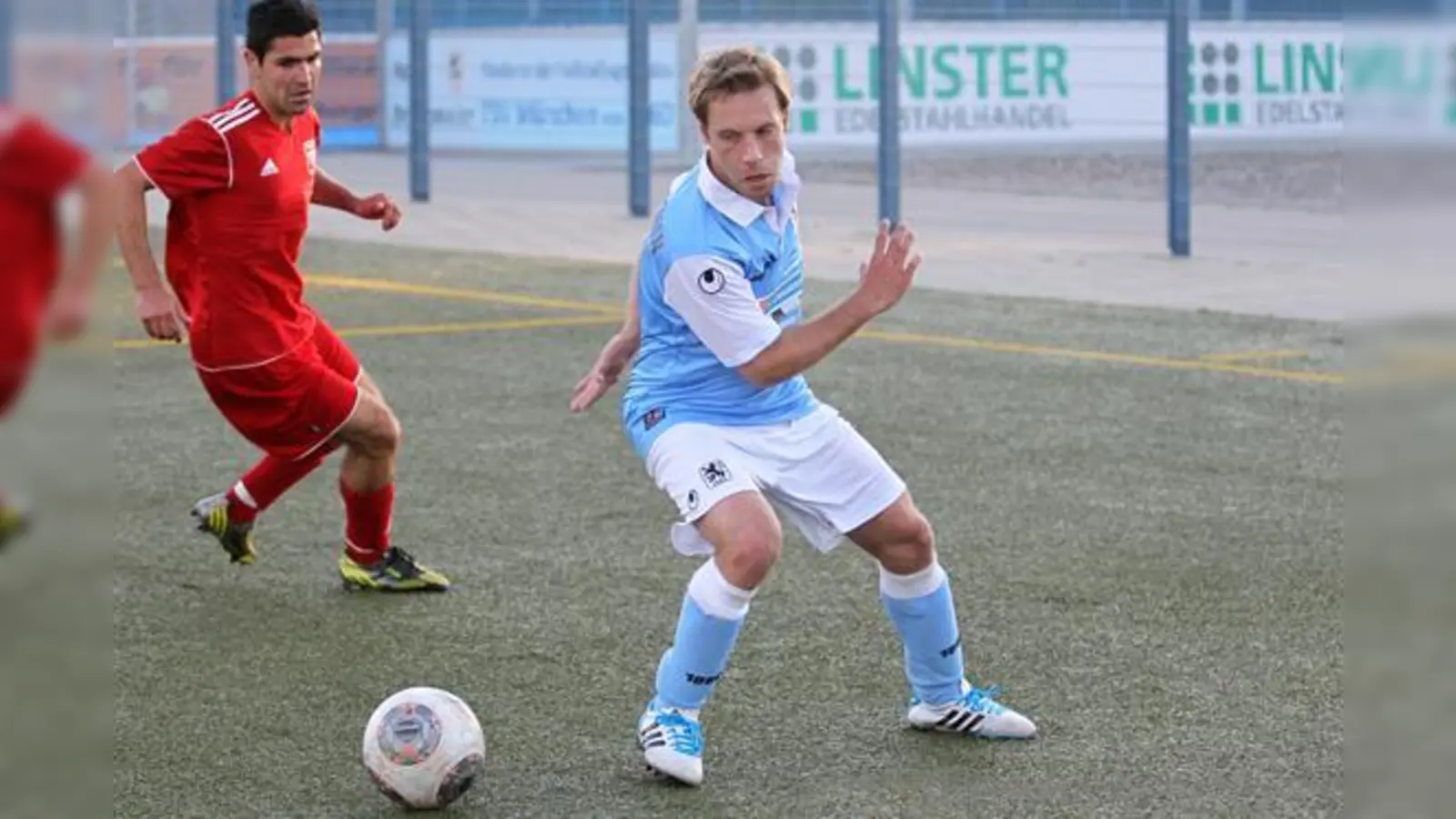 Hoffen auf einen Heimsieg: Max Stark und die Amateur-Löwen.  (Foto: A. Wild)