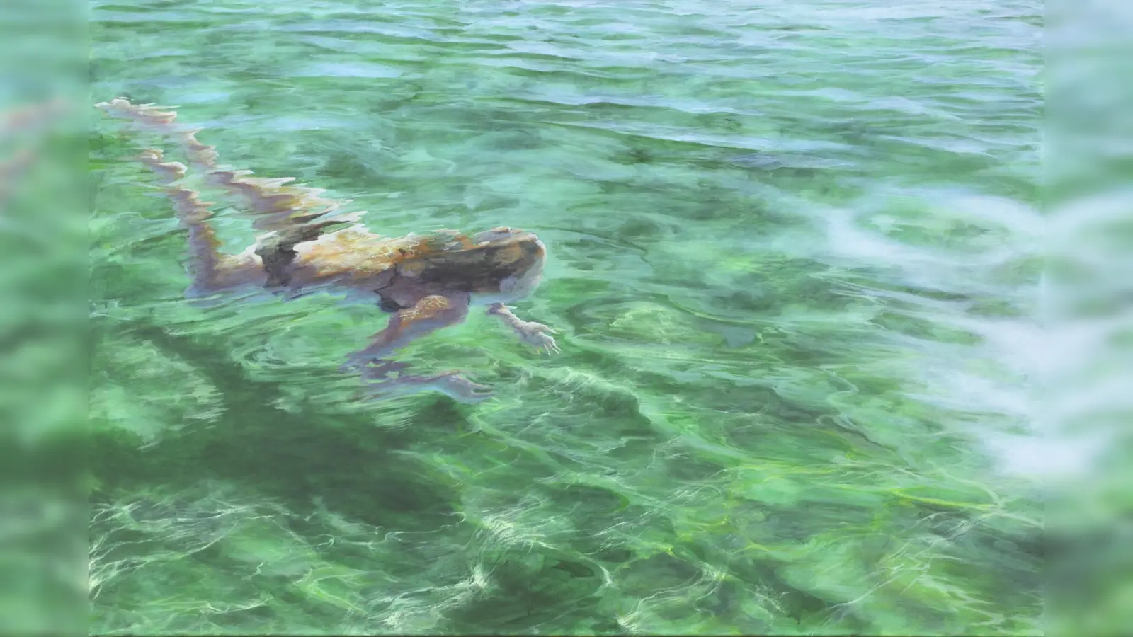 Auch dieses Bild der Malerin Anette Koch ist in der Gemeinschaftsausstellung in der Orangerie zu sehen.  (F.: Anette Koch)