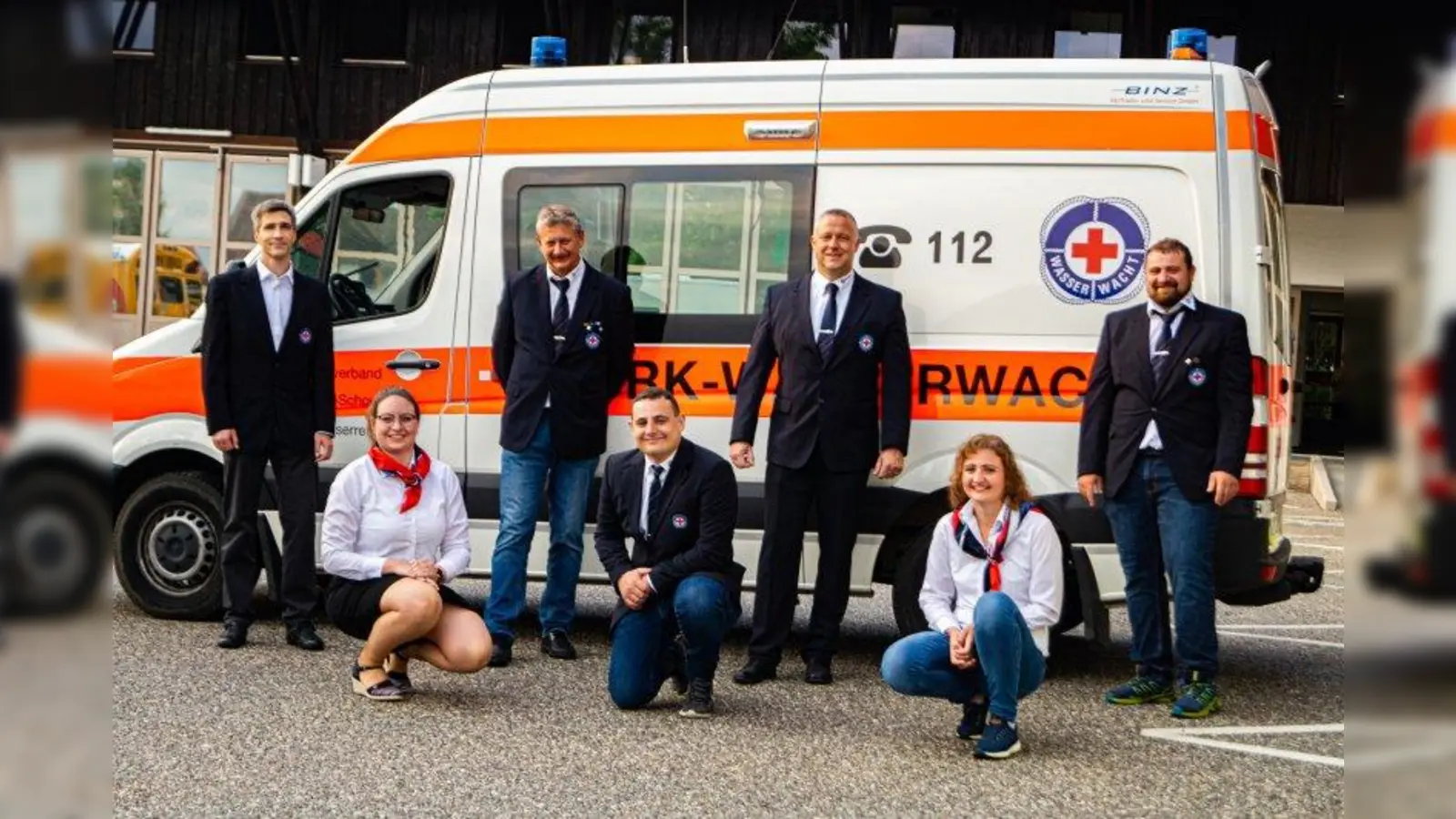 Die Mitglieder (von links) Roland Pantke, Julia Erhard, Reiner Socher, Christian Rzepka, Marcus Sägmüller, Ulrike Schönach und Sebastian Socher bilden die neu gewählte Vorstandschaft der Kreiswasserwacht Weilheim. (Foto: Kreiswasserwacht)