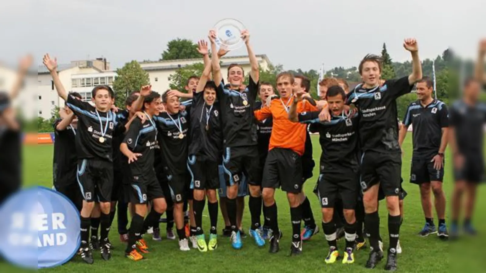 Grenzenlose Freude: Die U15-Junglöwen.  (Foto: A. Wild)