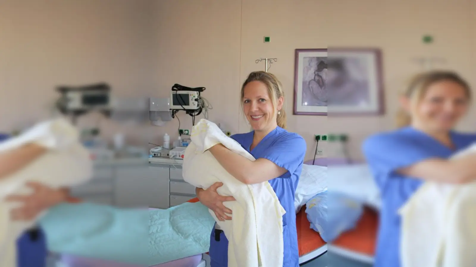 Stephanie Heintzeler, freiberufliche Hebamme in der Frauenklinik München West, war schon mit 13 Jahren von diesem Beruf begeistert. (Foto: LI)