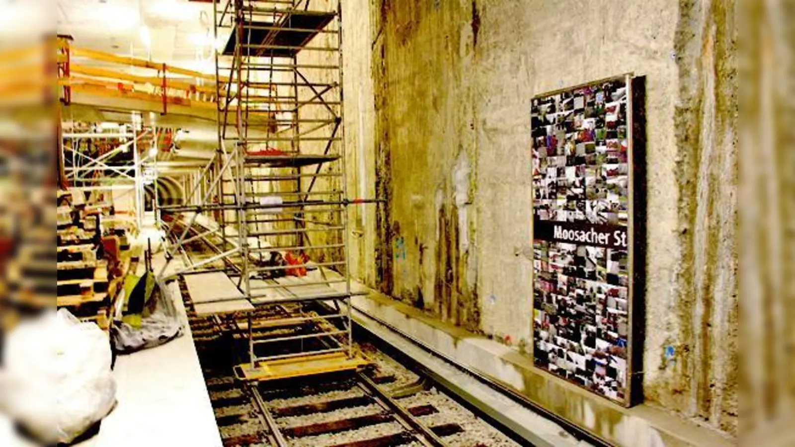 Die Vorbereitungen laufen auf Hochtouren: Im Dezember werden der 99. und 100. U-Bahnhof in Moosach eröffnet. 	 (Foto: ws)