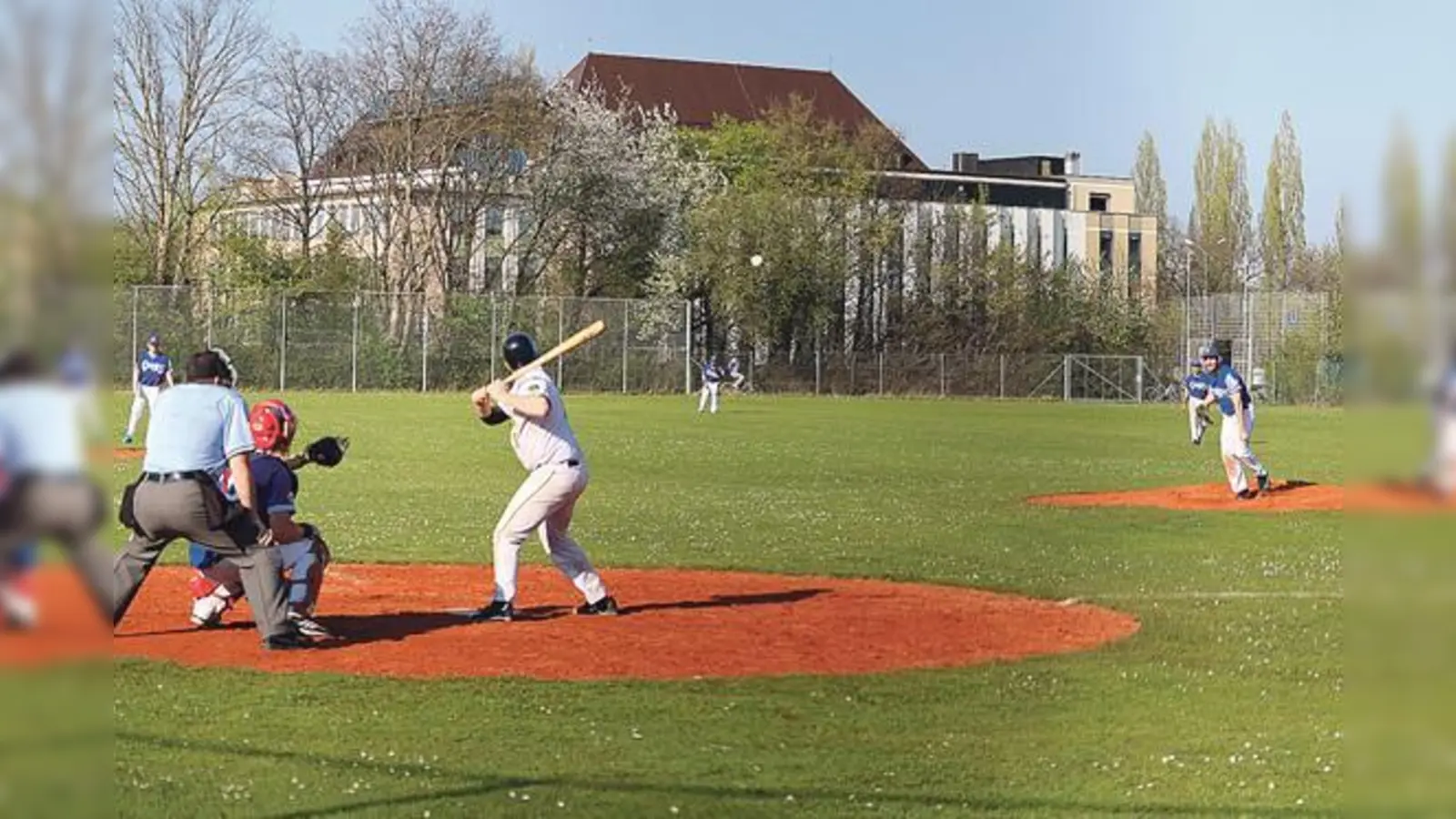 Marlowe Peter am Schlag gegen die Deggendorf Dragons am Oberwiesenfeld	 (Foto: Caribes)