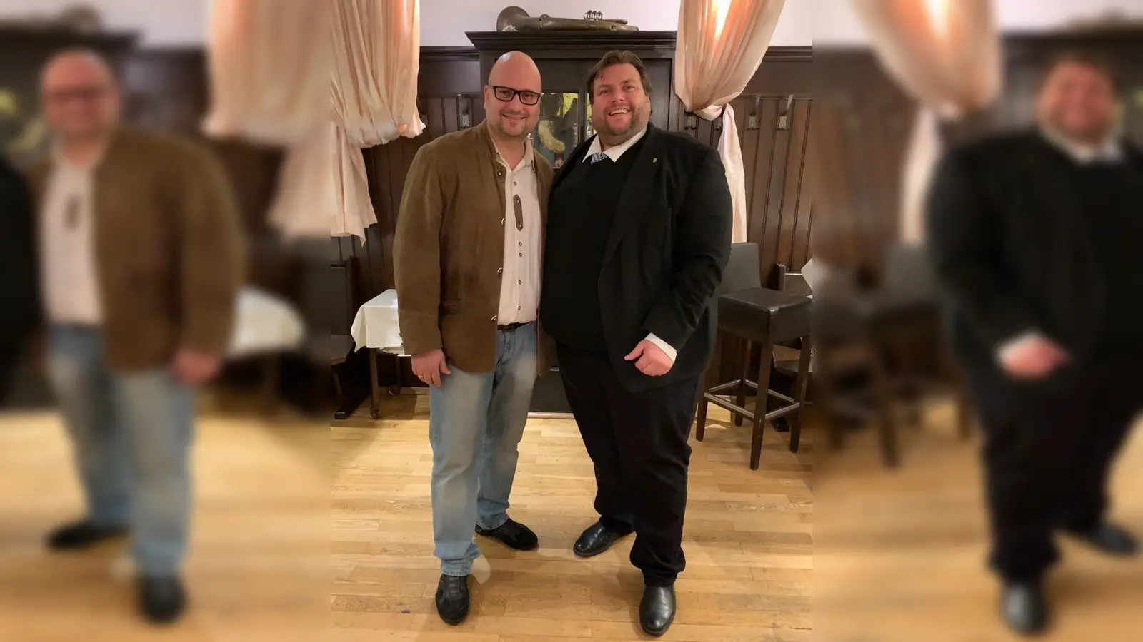 Der neue CSU-Ortsgeschäftsführer Stefan Götz (links) mit dem Ortsvorsitzenden Stefan Krimmer. (Foto: Partei)