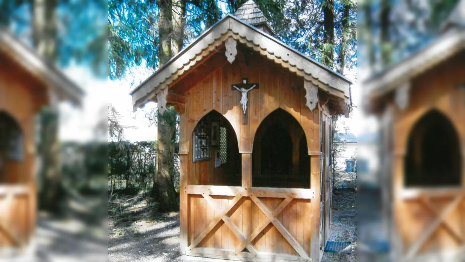 Die Dobelkapelle fiel den Flammen zum Opfer.	 	 (Foto: Museum der Stadt Grafing)