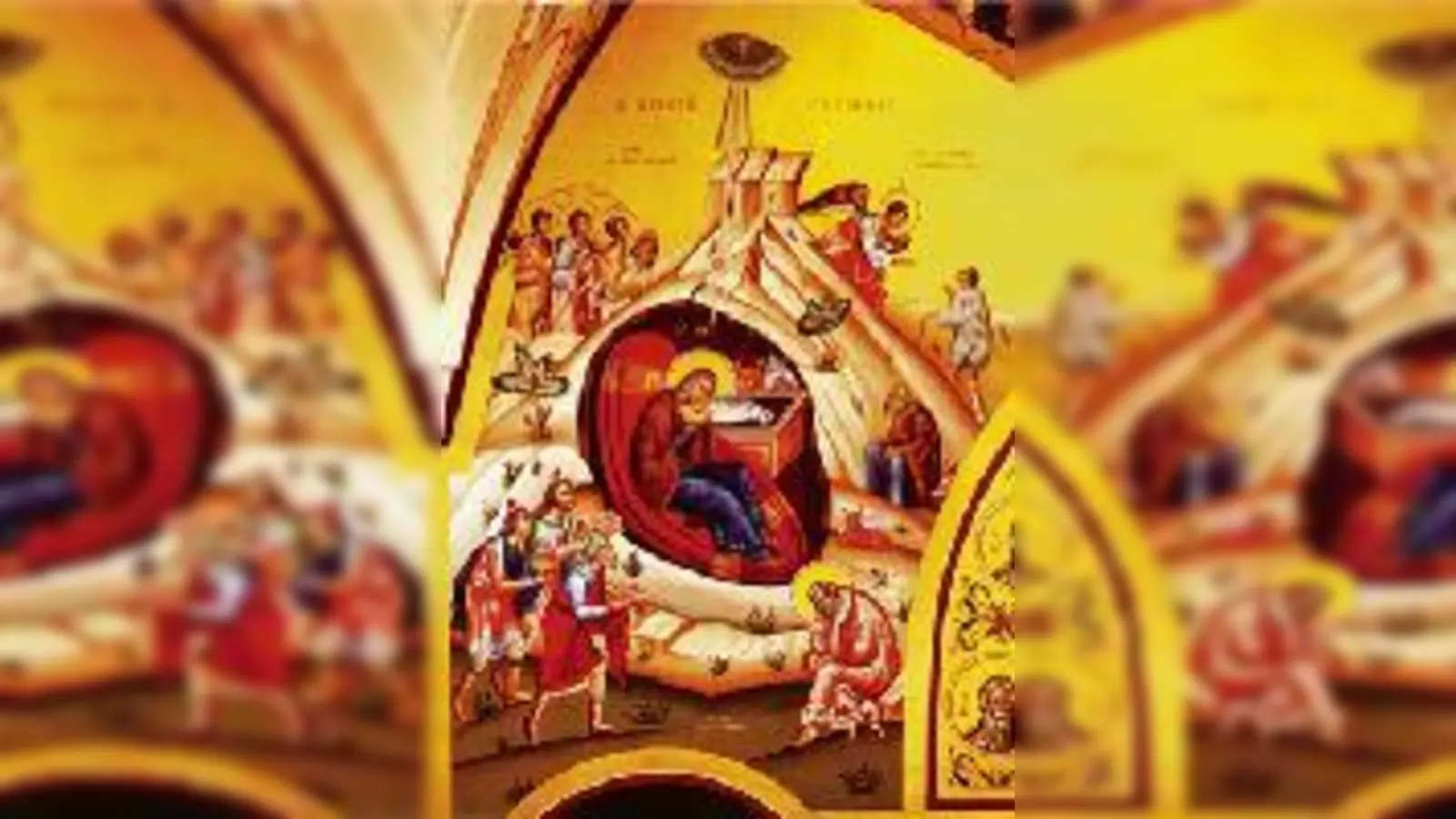 Der Konditormeister Stylianos Klados ist zur Zeit in seinem Element, denn er bereitet die typischen Süßspeisen für das griechische Weihnachtsfest der griechisch-orthodoxen Allerheiligenkirche zu. 	 (Foto: ks)