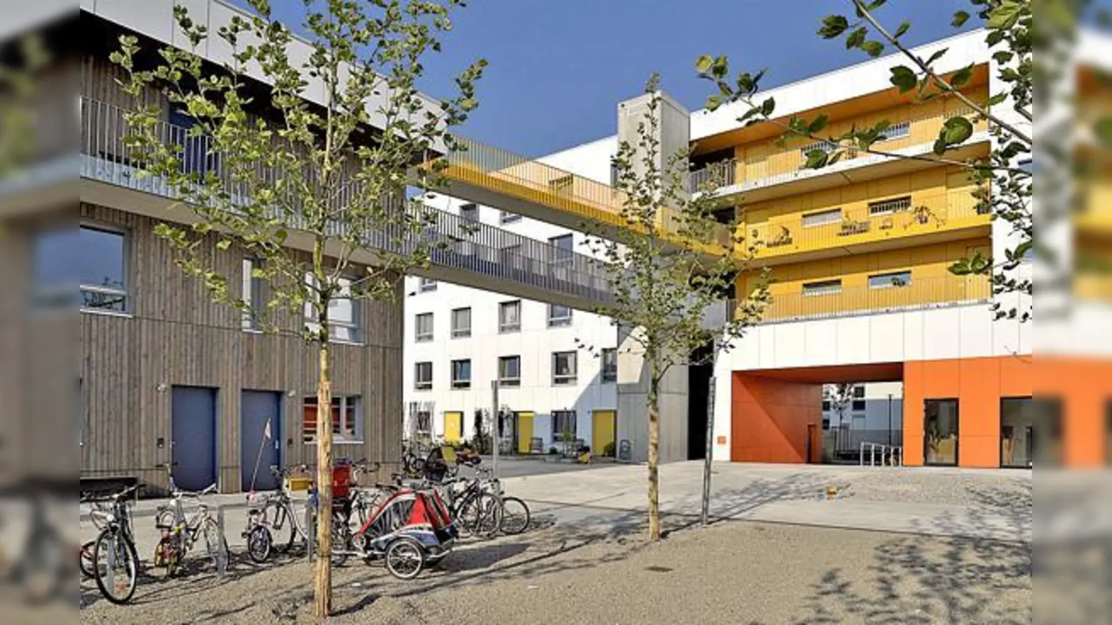 Blick auf »wagnis 3«, eines der Projekte, die bei der Ortsbegehung besichtigt werden.	 (Foto: wagnis eG)