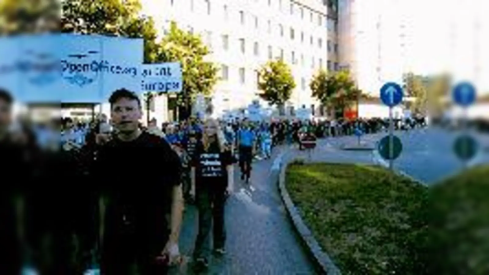 Requiescat In Patentibus  Ruht in Patenten, lautete schon im letzten Jahr die provokante Mahnung der Patentgegner.	 (Foto: Felix Lenz)