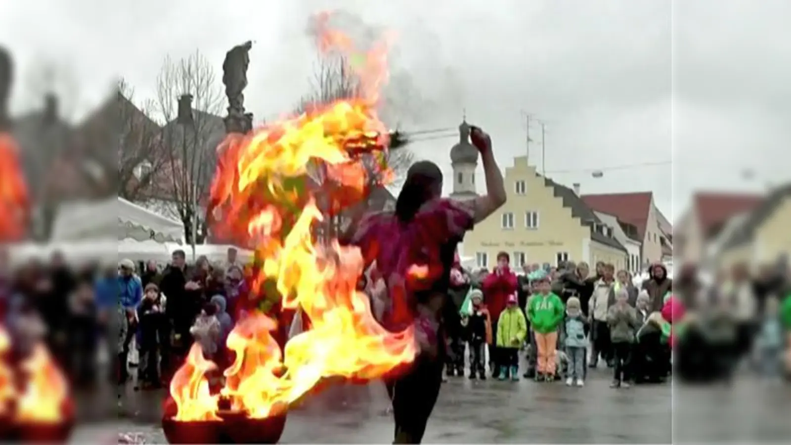 Feuer am Marktplatz!	 (Foto: Robert Kristen)