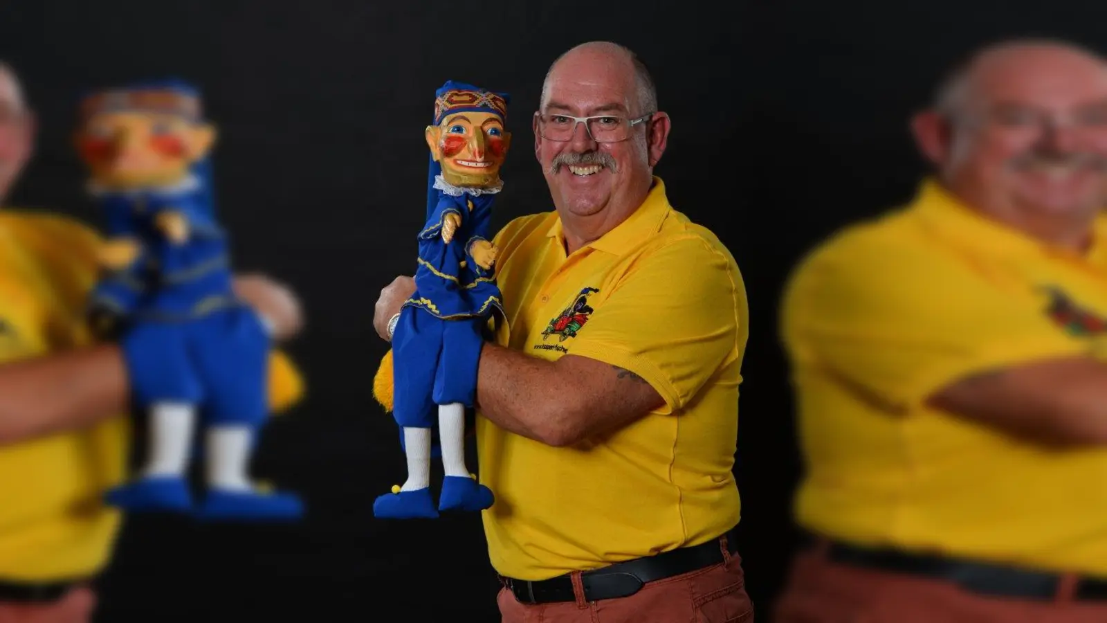 Puppenspieler Thomas Fischer sorgte für strahlende Kinderaugen, (Foto: Kita)