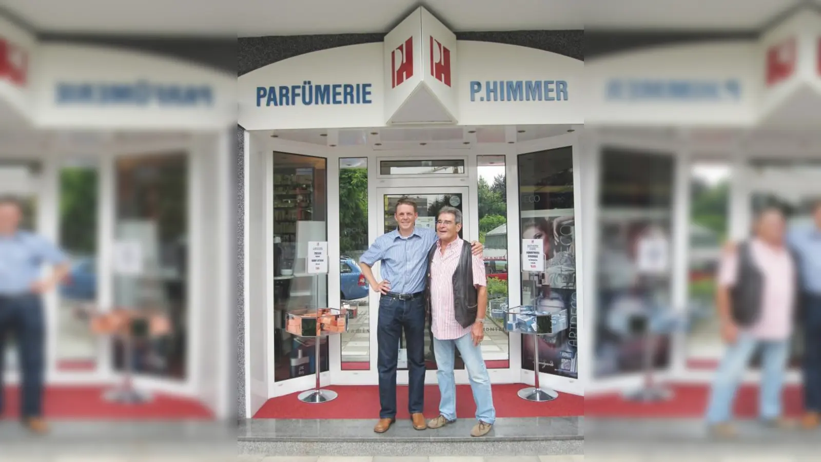 Marco und Peter Himmer, Inhaber der Parfümerie Himmer