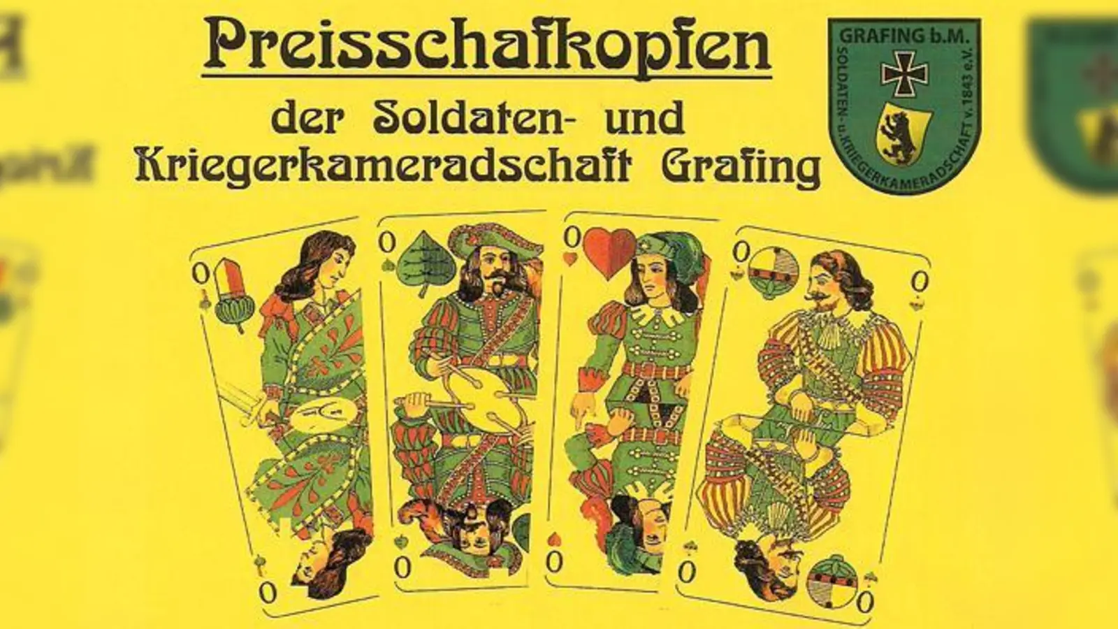 Alle Schafkopffreunde werden am 23. Januar in den Grafinger Kastenwirt eingeladen. 	 (Foto: VA)