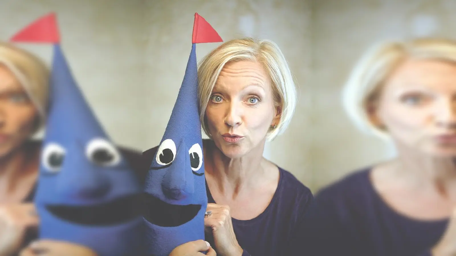 Ob Hexe oder Ritter  Patricia Prawit schlüpft im Musical in verschiedene Charaktere. 	 (Foto: Georg Valerius)