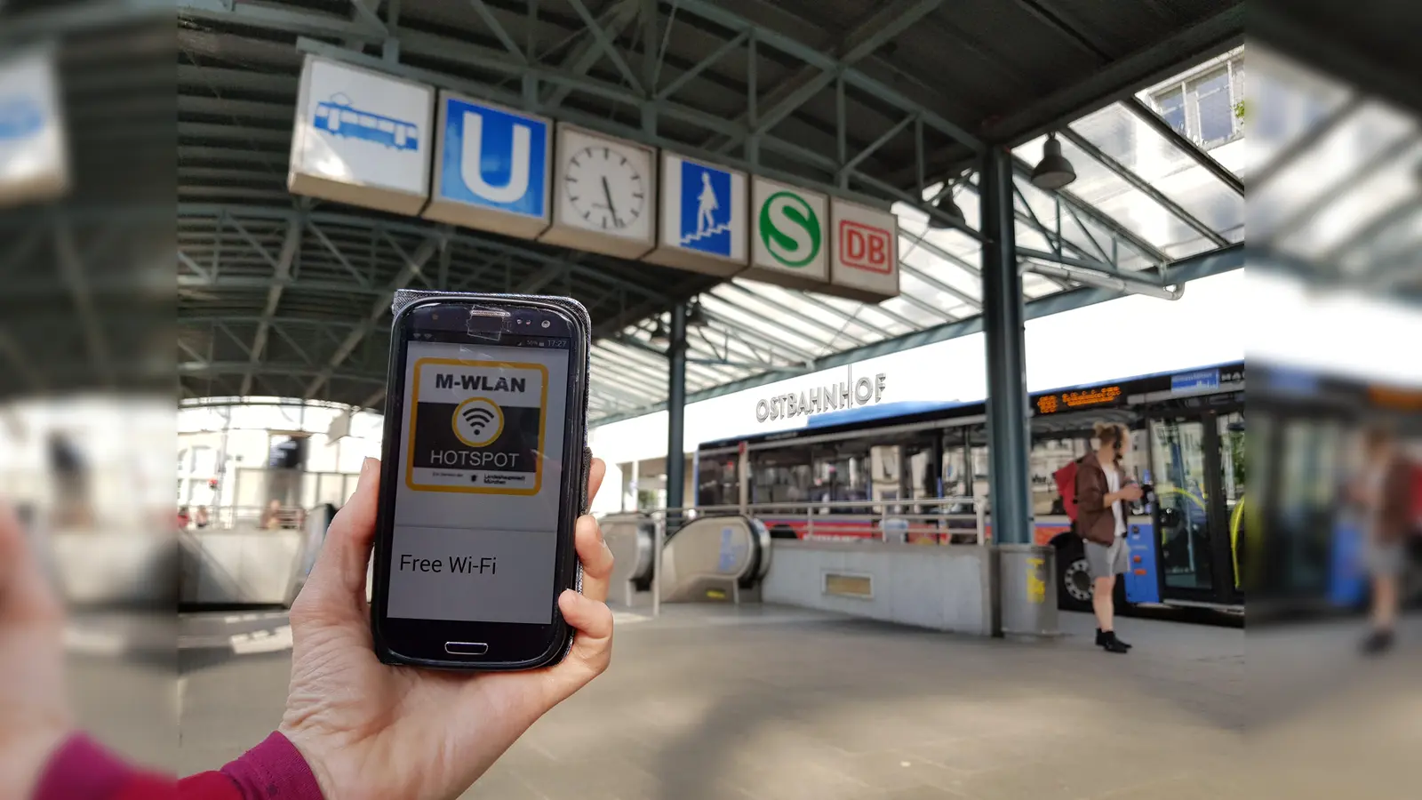 Am Ostbahnhof gibt es schon seit einigen Jahren ein kostenloses WLAN. Die SPD im Bezirksausschuss 5 will dies auch an anderen Haltestellen einführen. (Foto: Matthias Altmann)