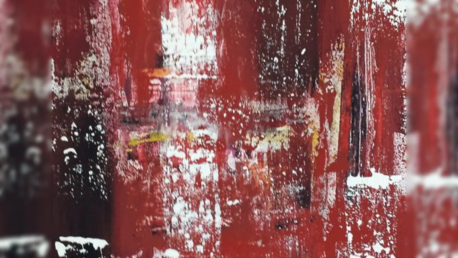 Ein Werk der Malerin Juliane Lürken. Besonders oft verwendet sie die Farbe Rot.	 (Foto: VA)