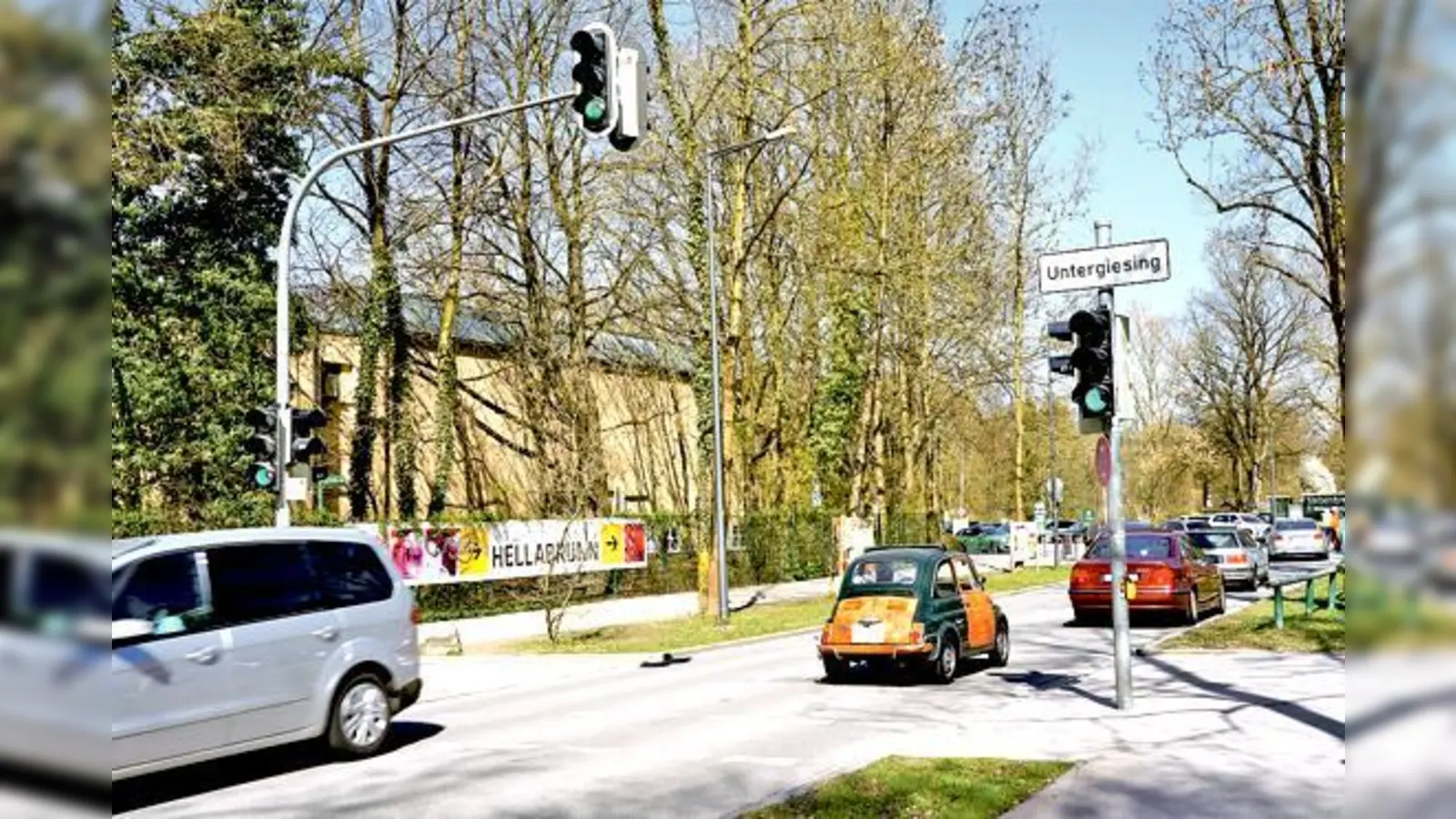 Bei schönem Wetter stehen die Autos den Giesinger Berg runter bis zum Tierpark Schlange, um noch einen Parkplatz zu ergattern.	 (Foto: hw)