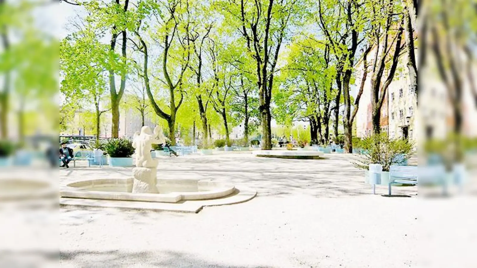 Der neu gestaltete Karl-Preis-Platz hat eine bewegte Geschichte.  (Foto: Privat)