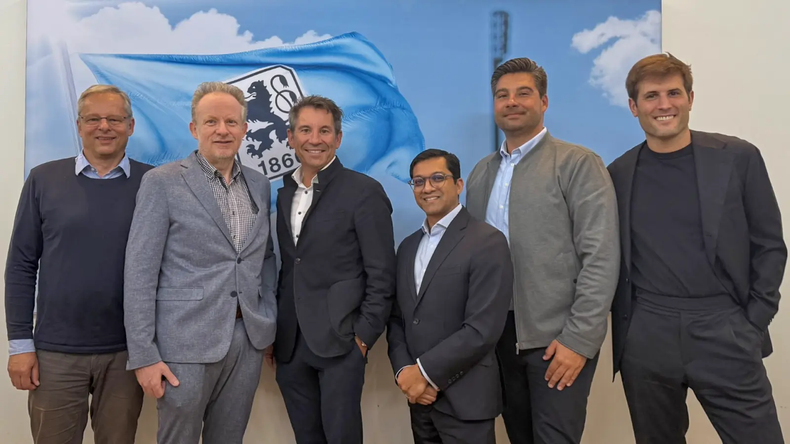 Neu im Amt: Aufsichtsrat der TSV München von 1860 GmbH &amp; Co. KGaA. (Foto: TSV 1860)