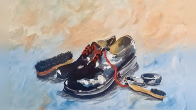 „Vaddies Schuhe hatten keine roten Schnürsenkel“ von Ulrich Kopek. (Foto: Kopek)