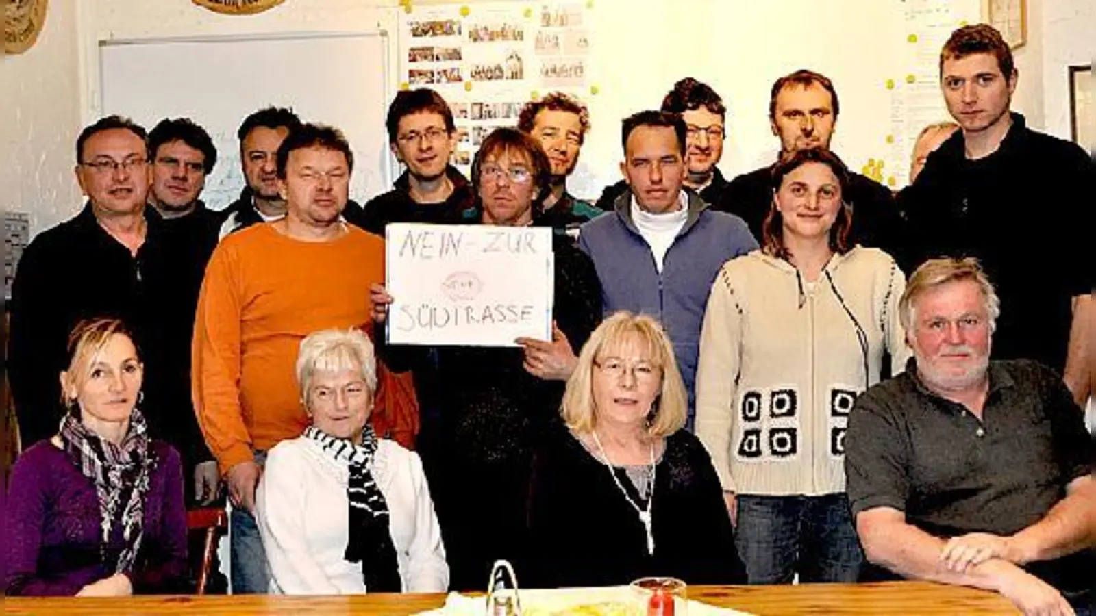 Das Aktionsbündnis gegen die weiträumige Südumfahrung von Kirchseeon macht mobil. 	 (Foto: sf)