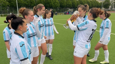 Meisterlich: Frauen des TSV 1860 München. (Foto: Alfons Seeler)